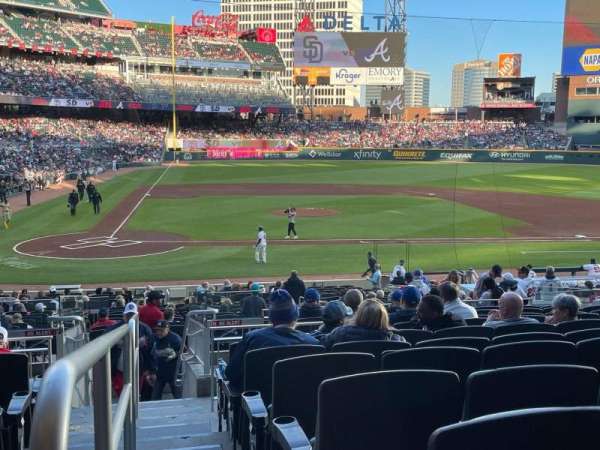 Truist Park, section: 112, row: 11, seat: 13