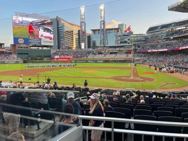 Truist Park, section: 128, row: 2, seat: 2