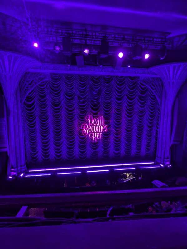 Lunt-Fontanne Theatre, section: Front Mezzanine C, row: A, seat: 104