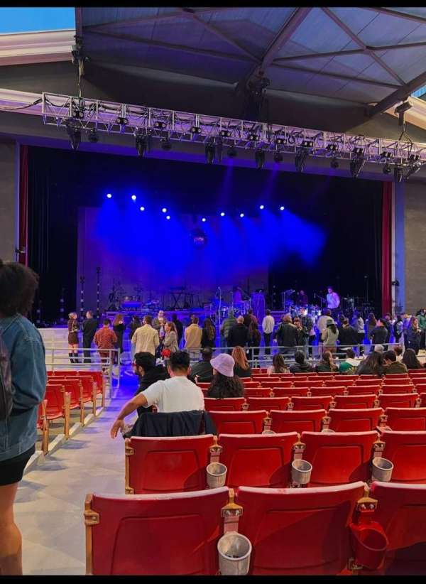 The Greek Theatre, section: A Center, row: L, seat: 125