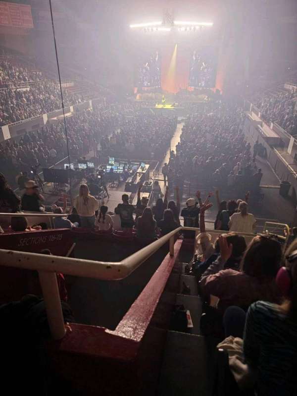 Bojangles' Coliseum, section: 116, row: H, seat: 3