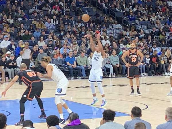 Fedex Forum, section: 103, row: K, seat: 3-4