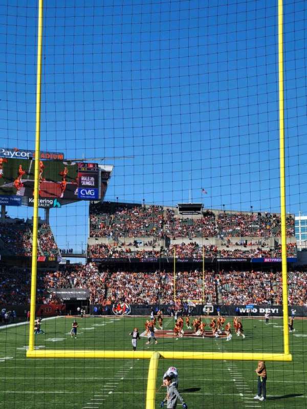 Paycor Stadium, section: 154, row: 7, seat: 11