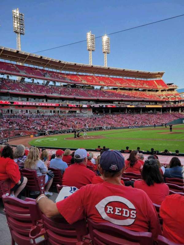 Great American Ball Park, section: 130, row: 7, seat: 14