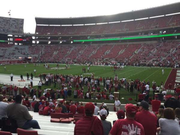 Bryant-Denny Stadium, section: LL, row: 21, seat: 10