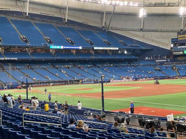 Tropicana Field, section: 130, row: Z, seat: 21