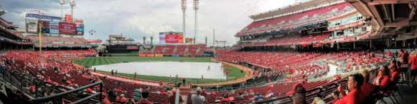 Great American Ball Park, section: 119, row: AA, seat: 1