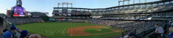 Coors Field, section: 241, row: 3, seat: 5