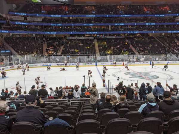 Climate Pledge Arena, section: 02, row: P, seat: 8