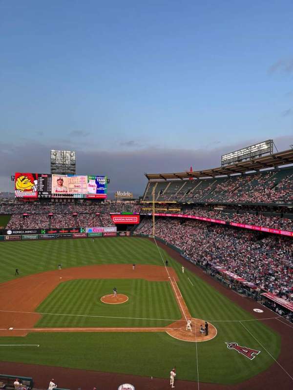 Angel Stadium, section: 413, row: A, seat: 22