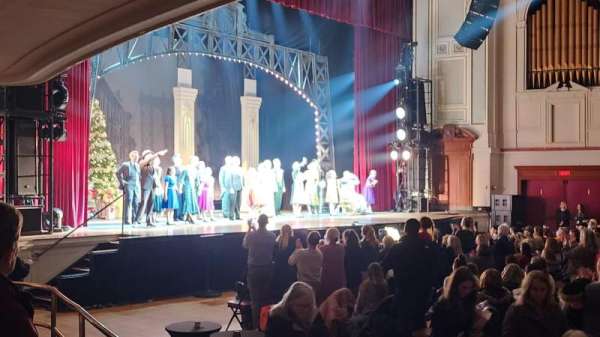 Lowell Memorial Auditorium, section: Parquet k, row: B, seat: 1