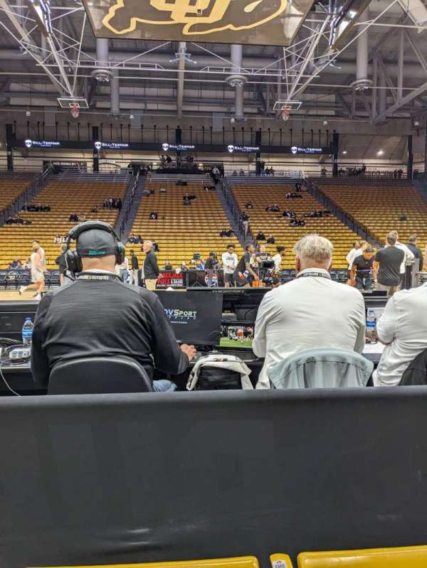 CU Events Center, section: 9, row: 2, seat: 9