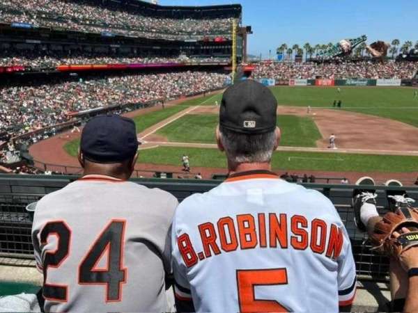 Oracle Park, section: 209, row: A, seat: 7