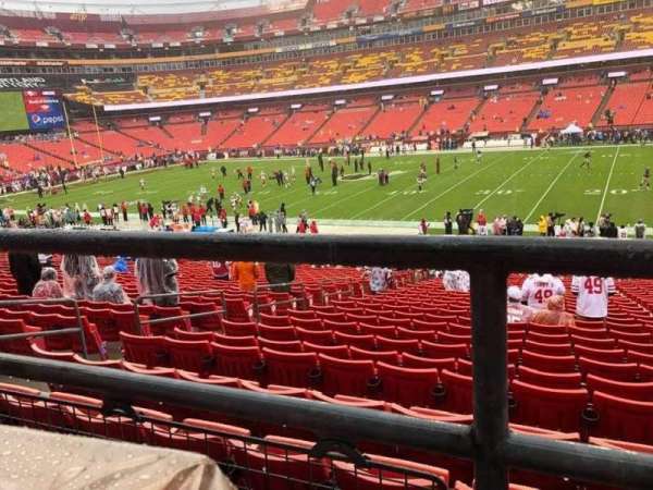Northwest Stadium, section: 219, row: 1, seat: 3