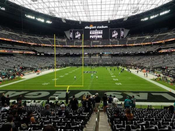 Allegiant Stadium, section: 144, row: 25, seat: 26
