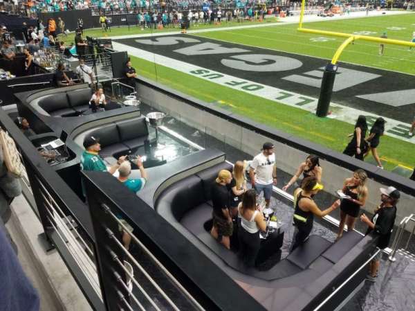 Allegiant Stadium, section: 101, row: 10, seat: 1