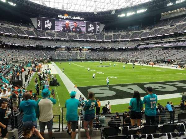 Allegiant Stadium, section: 103, row: 15, seat: 25