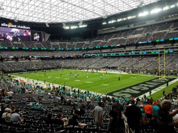 Allegiant Stadium, section: 105, row: 35, seat: 27