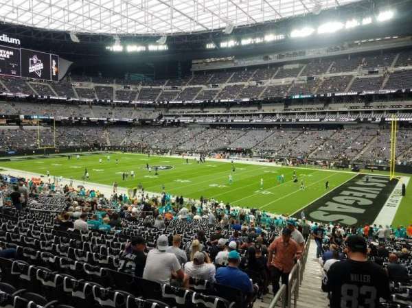 Allegiant Stadium, section: 107, row: 35, seat: 1