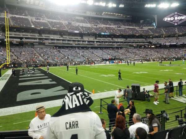 Allegiant Stadium, section: 118, row: 5, seat: 1