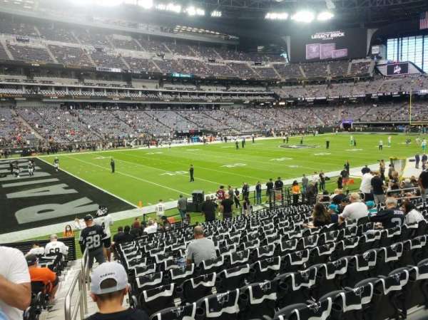 Allegiant Stadium, section: 118, row: 15, seat: 1