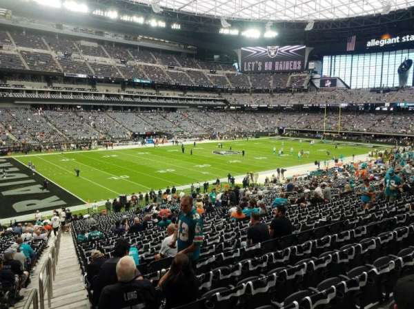 Allegiant Stadium, section: 118, row: 35, seat: 1