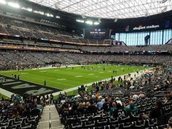 Allegiant Stadium, section: 119, row: 25, seat: 1