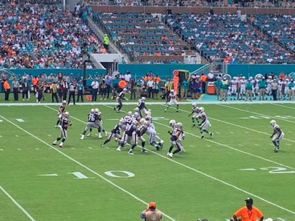 Hard Rock Stadium, section: 122, row: 22, seat: 7