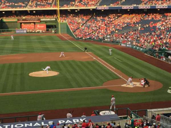 Nationals Park, section: 209, row: A, seat: 17
