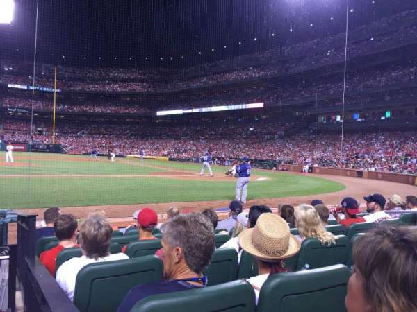 Busch Stadium, section: Diamond Box 155, row: G, seat: 1