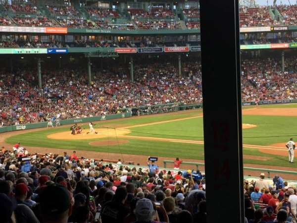Fenway Park, section: Grandstand 13, row: 6, seat: 16