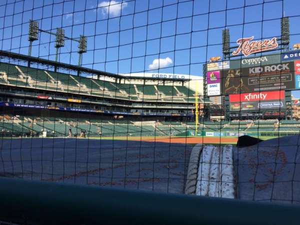 Comerica Park, section: 118, row: 1, seat: 10