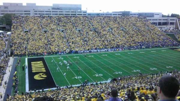 Kinnick Stadium, section: 130, row: 70, seat: 26