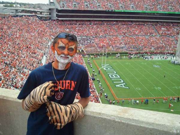 Jordan-Hare Stadium, section: 6, row: 3, seat: 12