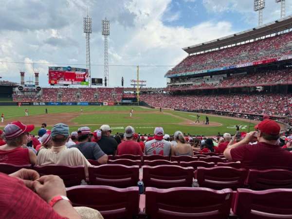 Great American Ball Park, section: 118, row: CC, seat: 7