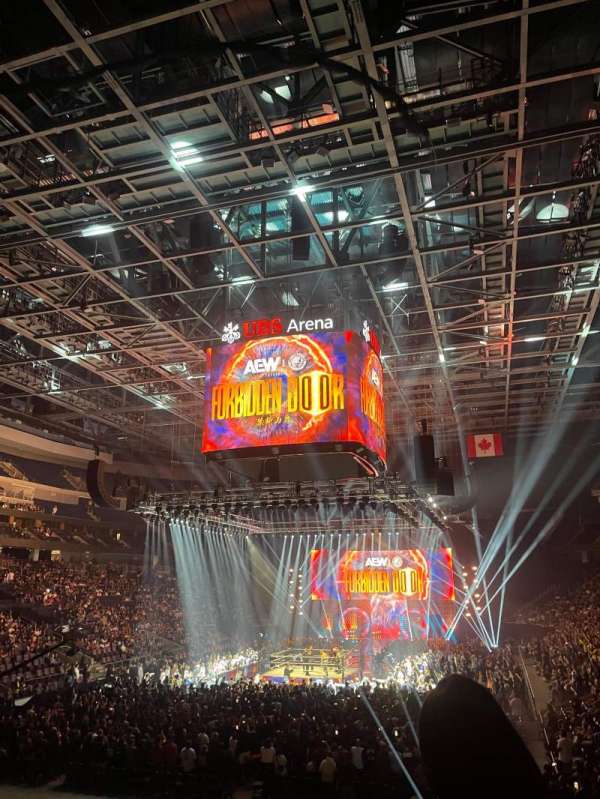UBS Arena, section: 108, row: 18, seat: 6
