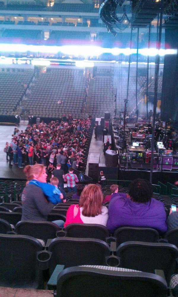 American Airlines Center, section: 104, row: Y, seat: 17