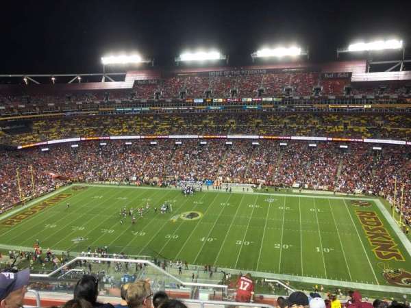 Northwest Stadium, section: 452, row: 13, seat: 20