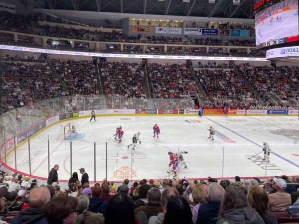 Giant Center, section: 105, row: P, seat: 8