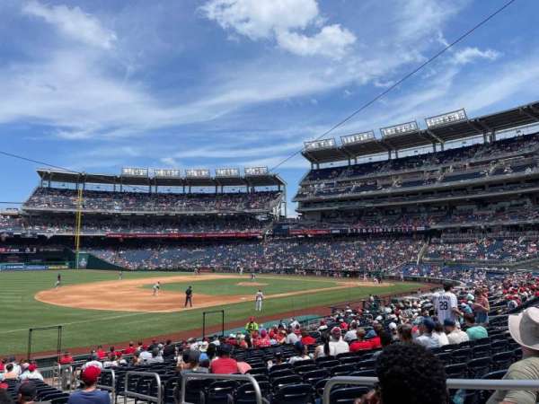 Nationals Park, section: 112, row: CC, seat: 4