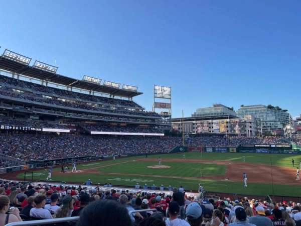 Nationals Park, section: 130, row: CC, seat: 16