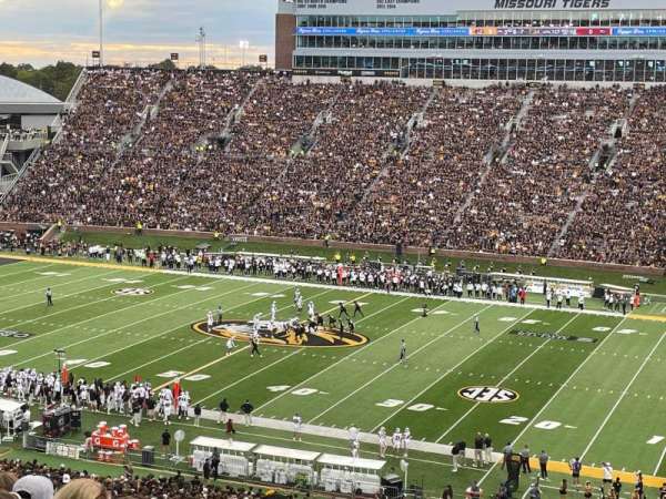 Faurot Field, section: 215, row: 3, seat: 1