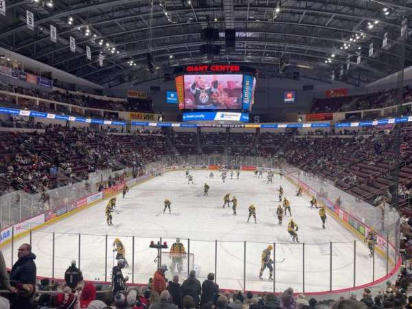 Giant Center, section: 101, row: R, seat: 10