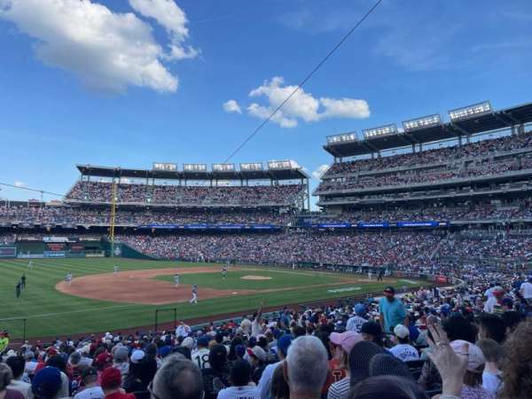 Nationals Park, section: 113, row: GG, seat: 18
