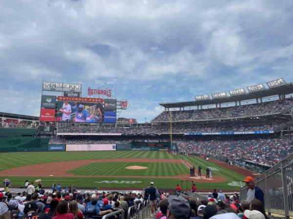 Nationals Park, section: 118, row: HH, seat: 6