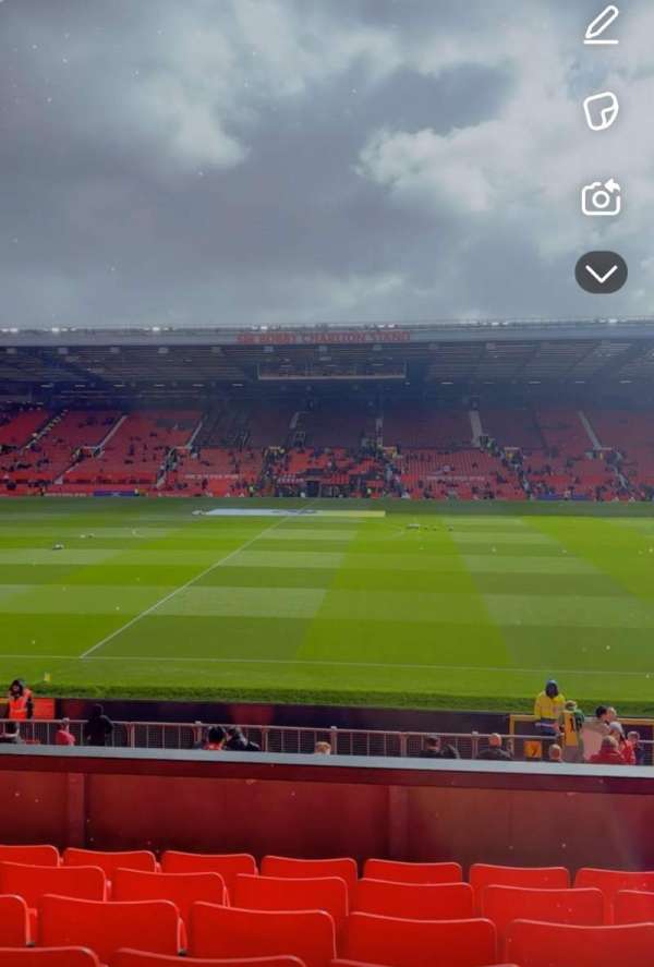 Old Trafford, section: N1408, row: 7, seat: 133