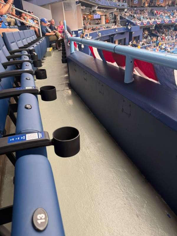 Tropicana Field, section: 208, row: A, seat: 14