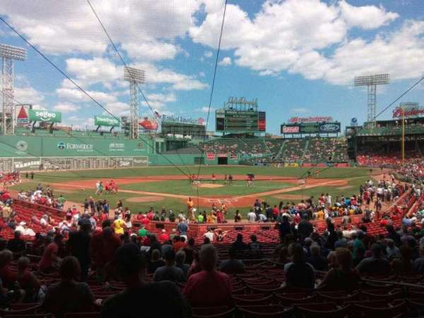 Fenway Park, section: Loge Box 132, row: mm, seat: 5