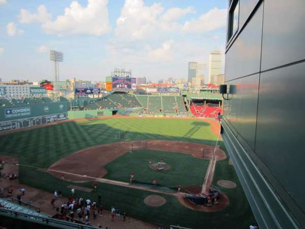 Fenway Park, section: State Street Pavilion Club, row: 1, seat: 1