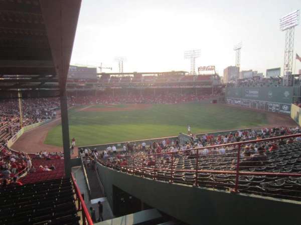 Fenway Park, section: Grandstand 1, row: 16, seat: 1